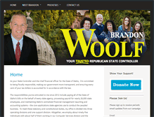 Tablet Screenshot of brandonwoolf.com